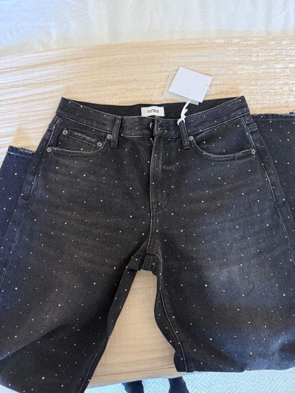 NWT Pistola studded jeans